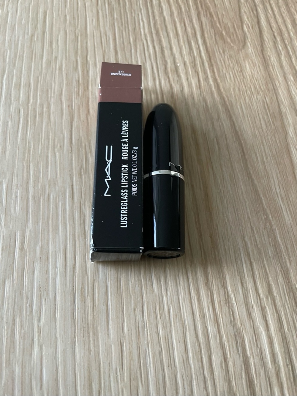 MAC Cosmetics Lustreglass Lipstick In 571 Uncensored